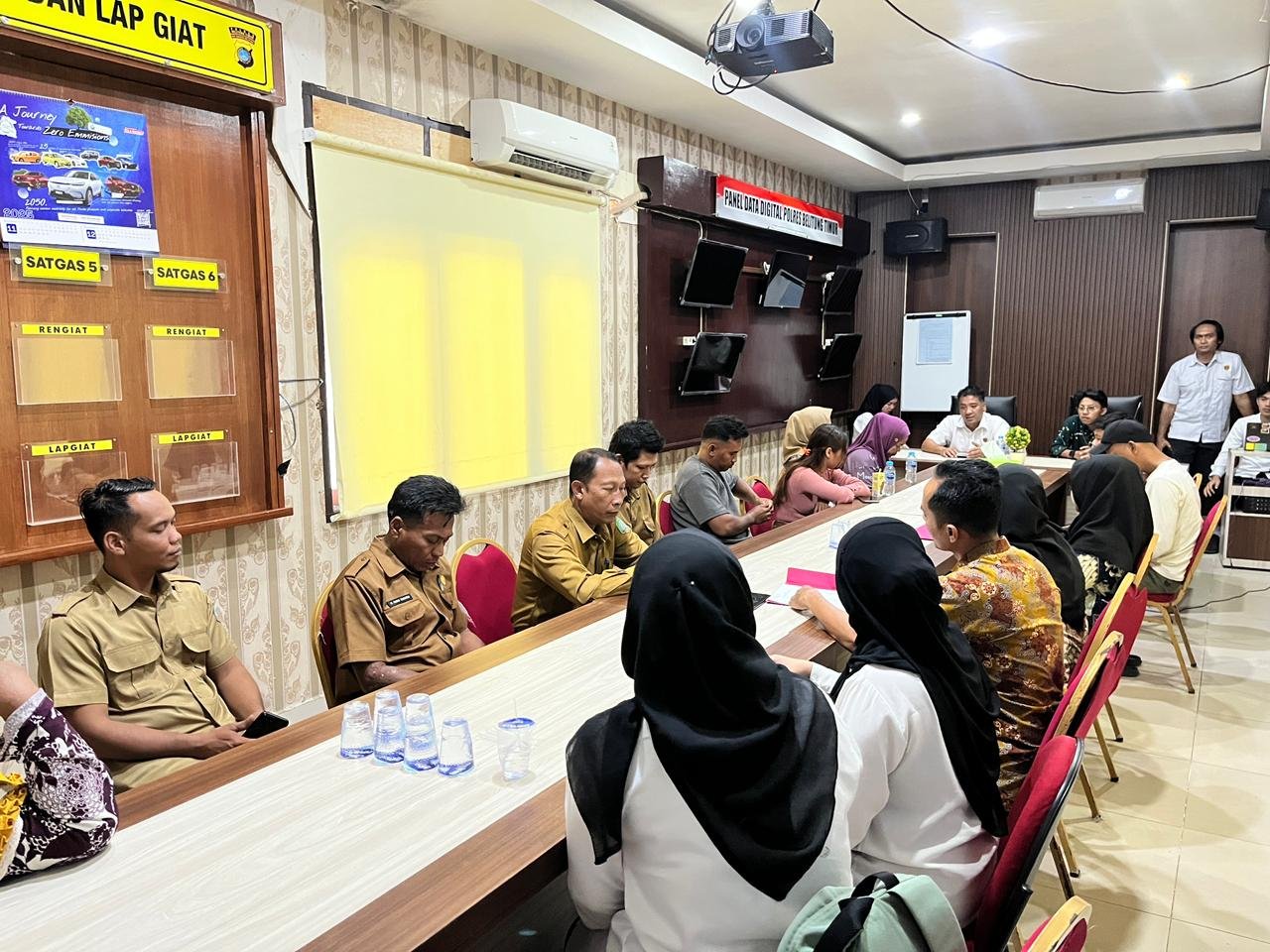 Bapas Tanjungpandan Dampingi Musyawarah Diversi Anak Berhadapan dengan Hukum di Polres Belitung Timur